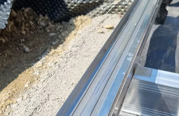 Terrassenbau Aluminium Unterkonstruktion Randabschluss