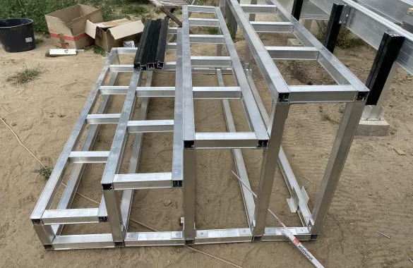 Treppenkonstruktion aus Aluminium