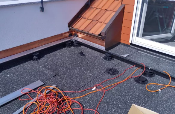 Bau einer Dachterrasse