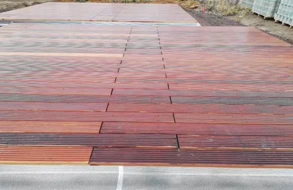 Terrasse mit WPC Dielen