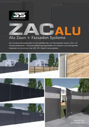 ZACALU Aluminium Zaun, Sichtschutz & Fassaden Preisliste