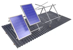 Alovario Solar - Solarpanele auf Aluminiumgerüst