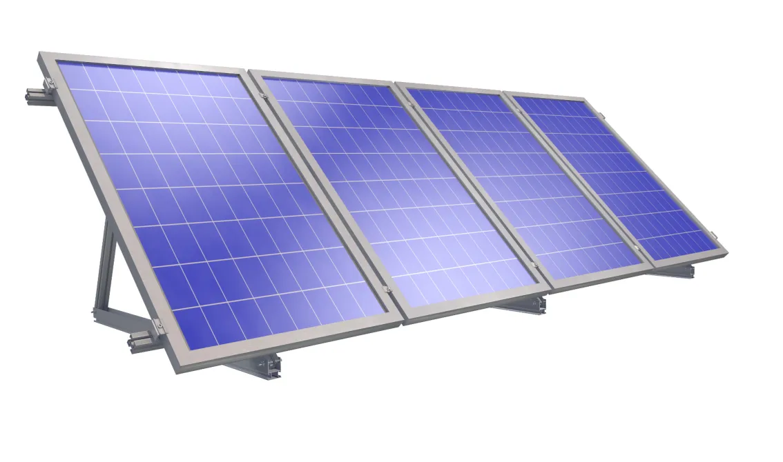 ALUVARIO SOLAR: Solarmodule hochkant auf Dreieckständer