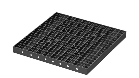 Gitterrost-Bodensystem Einzelplatte