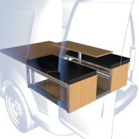 ALUVARIO (Pro) Van/Caddy mit Küchen-Einbau/Ausbau